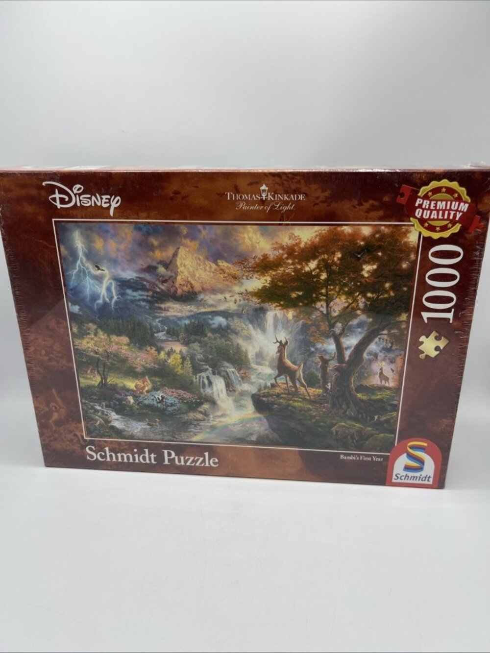 Schmidt Thomas Kinkade Disney Bambi First Year 1000 Pc Jigsaw Puzzle Sealed